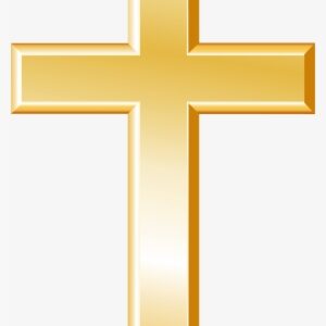Christian Cross Png - Transparent Background Gold Cross