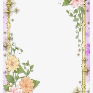 Borders And Frames, Page Borders, Borders For Paper, - Flowers Borders And Design