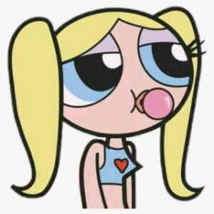 Png Download Girlpower Powerpuffgirls Bubbles - Burbuja De Las Chicas Superpoderosas