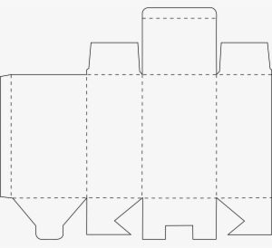 Printable Shapes, Box Templates, Packaging Design, - Line Art