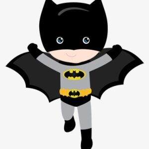 Batman Clipart Cute Baby - Batman Baby Png