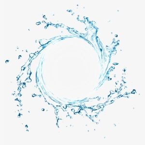 This Graphics Is Rotating Water Stain Transparent About - Free Circle Water Splash Vector Png