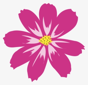 Pink Flower Vector Png Vector Free - Pink Flower Vector Png