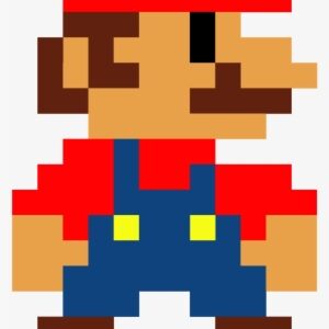 Pixel Mario Png Picture Library - Mario Bros 64 Bits