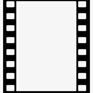 Film Reel Border Png Black And White - Film Strip Transparent Background
