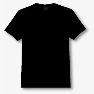 Black Tshirt Front And Back Png Vector Black And White - Active Shirt