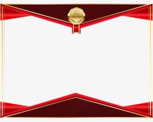 Certificate Png Transparent Image - Certificate Border With Ribbon