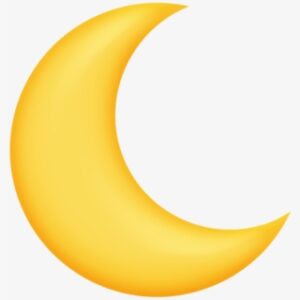 Cresent Moon Cartoon Images Clipart Best - Yellow Moon Pillow