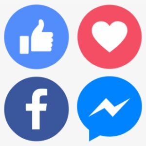 Download Icons Facebook Messenger Like Love Svg Eps - Facebook Reactions Pride Thankful