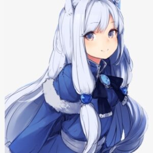 Anime Animegirl Neko Kawaii - Cute Anime Girl Wolf Ears
