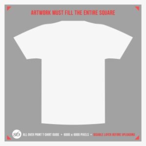 All Over Print Shirt Template - All Over T Shirt Printing Template