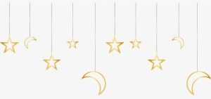 Line Of Stars Png - Stars And Moon Png
