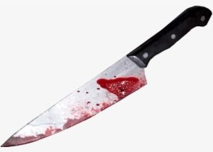 Transparent Background Bloody Knife Png
