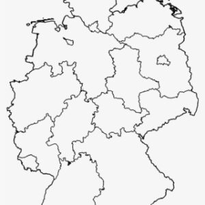 Leer Deutschland Karte