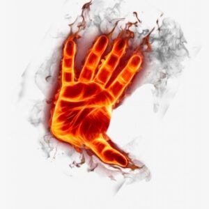 Fire Hand Png Visual Fire Hand Editing - Hand