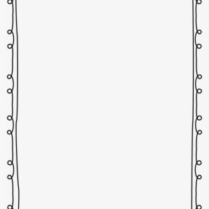 Little Loops Double Page Border - Cute Page Borders