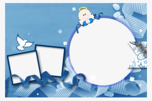 Blue Lace Download - Tarpaulin Design For Christening Template