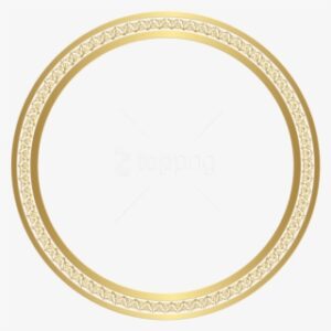 Free Png Download Round Border Frame Gold Clipart Png - Circle Border Frame Gold