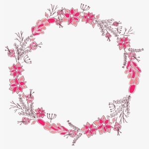 Flower Circle Png - Flower Circle Frame Png
