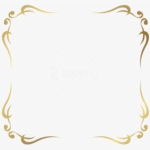 Free Png Download Decorative Frame Border Clipart Png - Gold Decorative Border Png