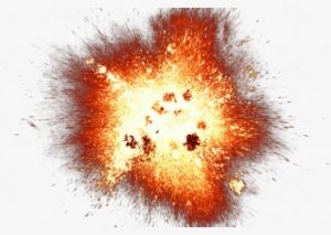 Big Explosion With And Smoke Png Image Purepng - Transparent Background Explosion Png
