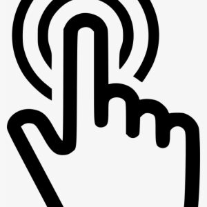 Click Finger Png Png Royalty Free Stock - Finger Point Icon Png