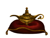 Aladdin lamp PNG
