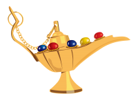 Aladdin lamp PNG