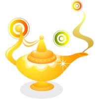 Aladdin lamp PNG