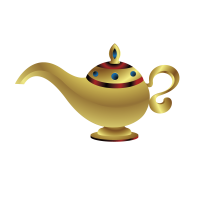 Aladdin lamp PNG