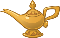 Aladdin lamp PNG