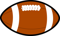 American football ball PNG