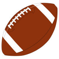 American football ball PNG