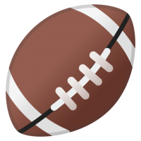 American football ball PNG