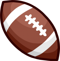 American football ball PNG