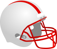 American football helmet PNG