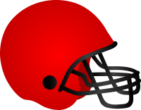 American football helmet PNG