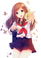 Anime girl PNG