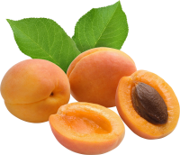 Sliced Apricots transparent image PNG