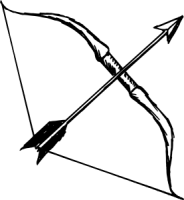 Arrow bow PNG
