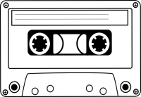 Audio cassette PNG