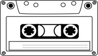 Audio cassette PNG