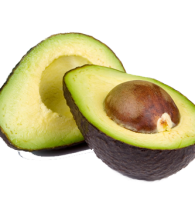 Avocado cut picture PNG