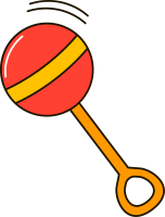 Baby rattle PNG