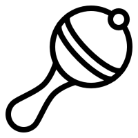 Baby rattle PNG