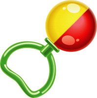 Baby rattle PNG