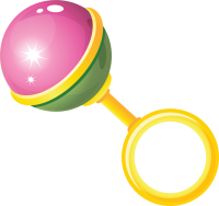Baby rattle PNG