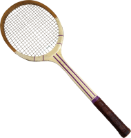Badminton racket PNG image