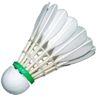Badminton volant PNG image
