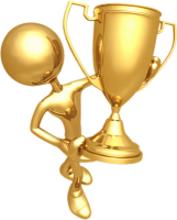 Golden cup PNG